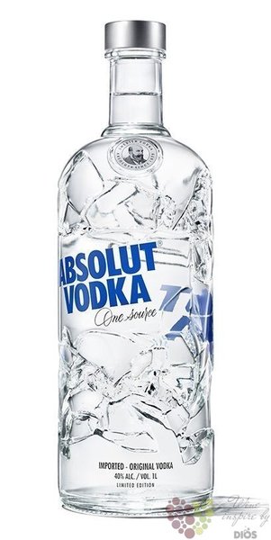 Absolut limited „ Recycled ” country of Sweden superb vodka 40% vol.  1.00 l