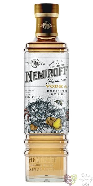 Nemiroff  Burning Pear  flavored Ukraine vodka 40% vol.  0.70 l