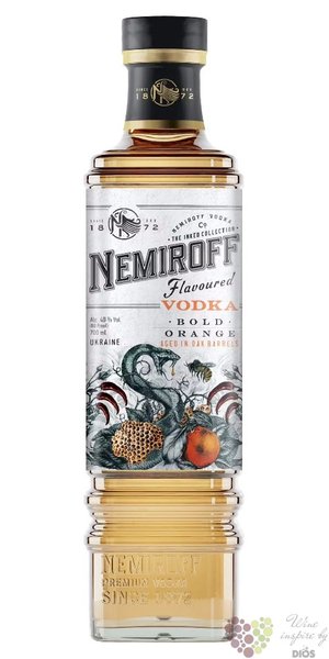 Nemiroff  Bold Orange  flavored Ukraine vodka 40% vol.  0.70 l