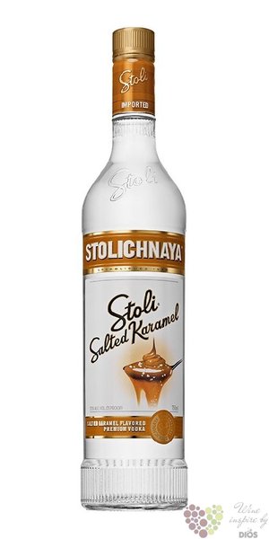 Stoli Karamel salted    37.5% vol.  0.70l