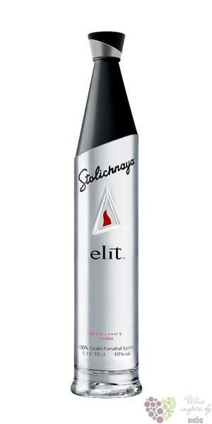 Stolichnaya  Elit  ultra premium Russian plain vodka 40% vol.  1.00 l