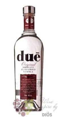 Dué original Italian Merlot flavoured vodka 40% vol.  0.70 l