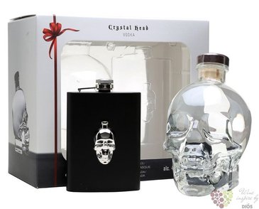 Crystal Head  Original Hip Flask edition  Canadian vodka by Henderson 40% vol.  0.70 l