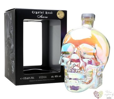 Crystal Head  Aurora  gift box Scotch vodka 40% vol.  0.70 l