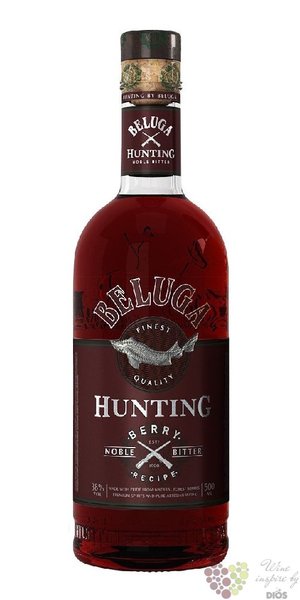 Beluga Hunting bitters „ Berry ” infussed Russian vodka  38% vol.  0.70 l
