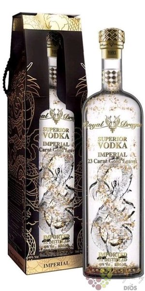 Royal Dragon Imperial vodka se zlatem  gB 40%0.70l