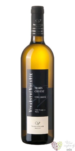 Tramín červený „ Plotny ” 2019 pozdní sběr vinařství Volařík  0.75