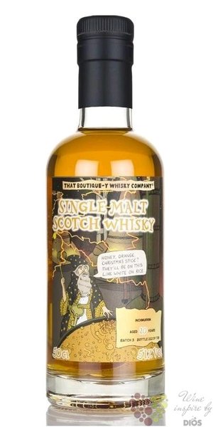 Inchmurrin  that Boutique-y batch.3  aged 20 years Highland whisky 51% vol.  0.50 l