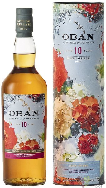 Oban „ Special release 2024 Coastal Orchard ” aged 10 years Highland whisky 58% vol.  0.70 l