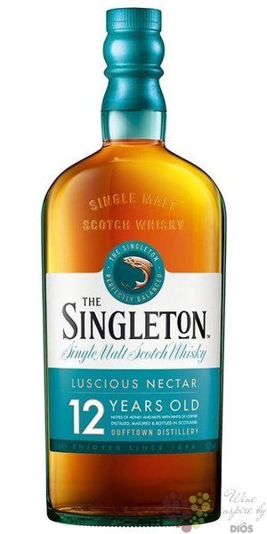 Singleton of Dufftown  Luscious Nectar  aged 12 years Speyside whisky 40% vol.  0.70 l
