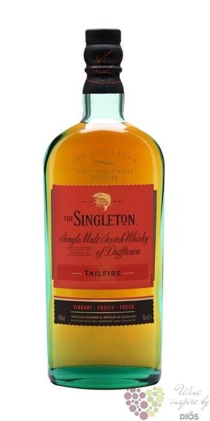 Singleton of Dufftown „ Tailfire ” single malt Speyside whisky 40% vol.  0.70 l