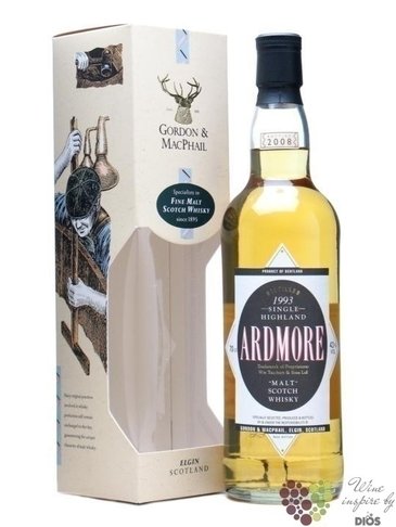 Ardmore 1993  Gordon &amp; MacPhail Distillery labels  Highland whisky 43% vol.  0.70 l