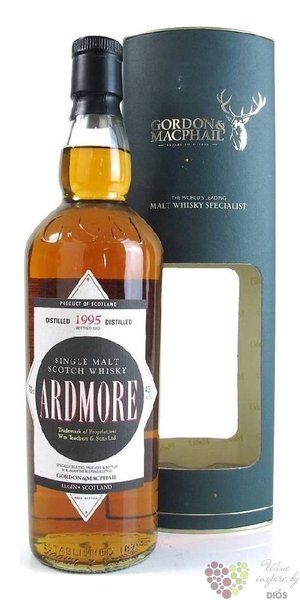 Ardmore 1995 „ Gordon &amp; MacPhail Distillery labels ” Highland whisky 43% vol.  0.70 l