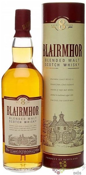 Blairmhor 8 years old blended malt Scotch whisky by Inverhouse 40% vol.   0.70 l