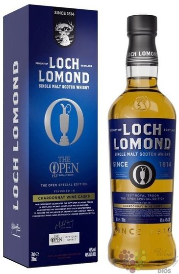 Loch Lomond „ Golf Open 2024 152 Royal Troon ” single malt Scotch whisky  46% vol.  0.70 l