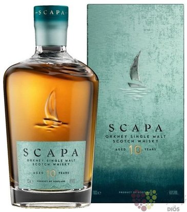 Scapa  the Orcadian  aged 10 years single malt Orkney whisky  48% vol.  0.70 l