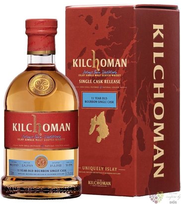 Kilchoman 2010 „ Bourbon Cask ” aged 11 years Islay whisky 52.5% vol. 0.70 l