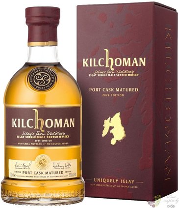 Kilchoman „ Port Cask Matured 2024 ” Islay whisky 50% vol.  0.70 l