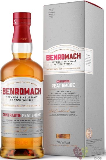 Benromach Contrasts 2012  Peat Smoke  Speyside whisky 46% vol.  0.70 l
