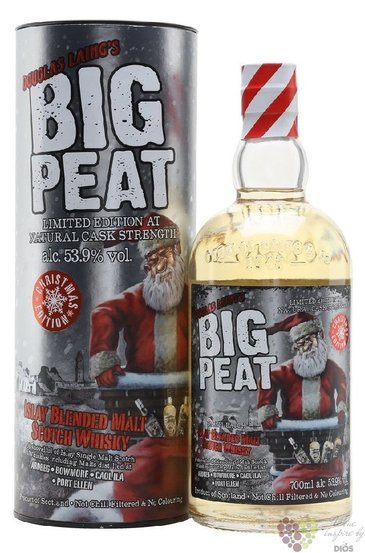 Big Peat „ Christmas edit. 2018 ” Islay blended malt whisky 53.9% vol.  0.70 l