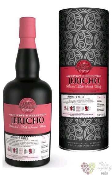 the Lost distillery „ Jericho Archivist ” blended malt Scotch whisky 46% vol.  0.70 l