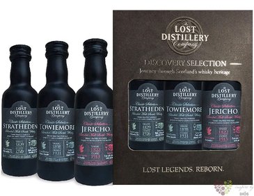 the Lost distillery „ Discovery ” set of Scotch whisky 43% vol. 3x0.05 l