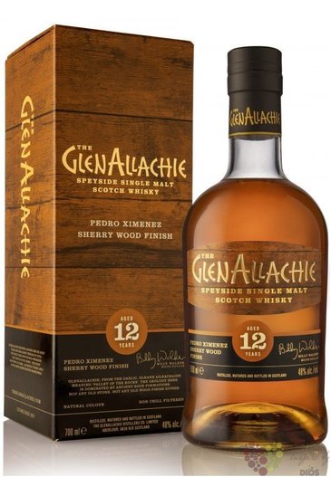 GlenAllachie  PX  aged 12 years Speyside whisky 48% vol.  0.70 l