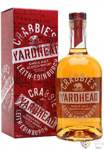John Crabbies „ Yeardhead ” blended malt whisky of England 40% vol.  0.70 l