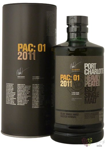 Port Charlotte 2011 „ POC:01 ” Islay whisky by Bruichladdich  56.1% vol.  0.70 l