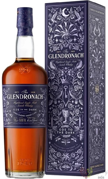 GlenDronach Masters Anthology „ Ode To the Dark PX Cask ” Highlands whisky 50.8% vol.  0.70 l