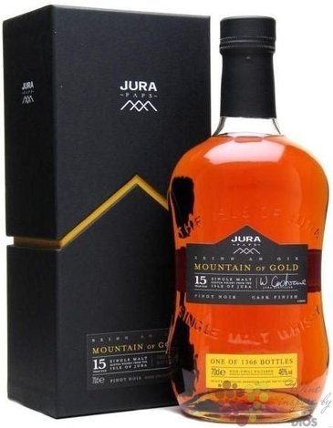 Jura „ Paps Mountain of Gold ” aged 15 years Isle of Jura whisky 46% vol. 0.70 l