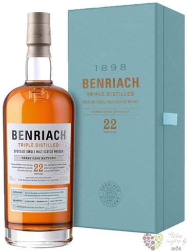 Whisky Benriach 22y Triple Cask   gB 46.8%0.70l