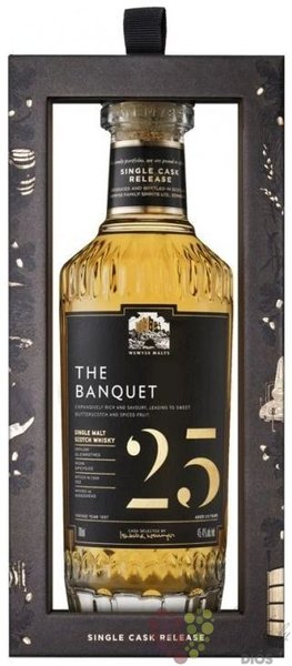 Glenrothes 1997 „ Wemyss the Banquet ” aged 25 years Speyside whisky 45.4% vol.  0.70 l