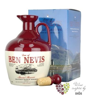 Ben Nevis „ Special Reserve Blend ” unique Scotch whisky 40% vol.  0.70 l