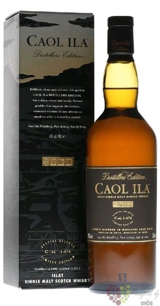 Caol Ila 2006 „ Distillers edition 2017 ” single malt Islay whisky 43% vol.  0.70 l