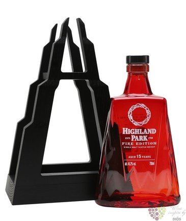 Highland Park Valhalla Collection „ Fire ” aged 15 years Orkney whisky 45.2% vol.  0.70 l