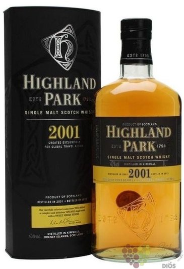 Highland Park 2001  Vintage Edition  Rare Orkney whisky 40% vol.  1.00 l