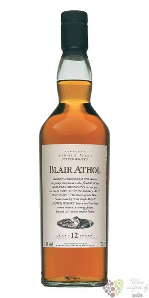 Blair Athol  Flora &amp; Fauna Series  aged 12 years Highland whisky 43% vol.  0.70 l