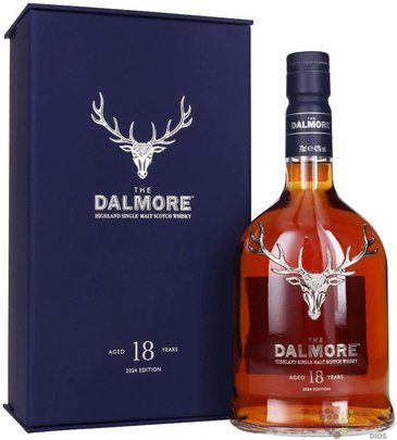 Dalmore 18 years old single malt Highland whisky 43% vol.   0.70 l