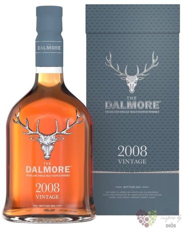 Dalmore „ Vintage 2008 ” aged 15 years Highland whisky  45.8% vol. 0.70 l