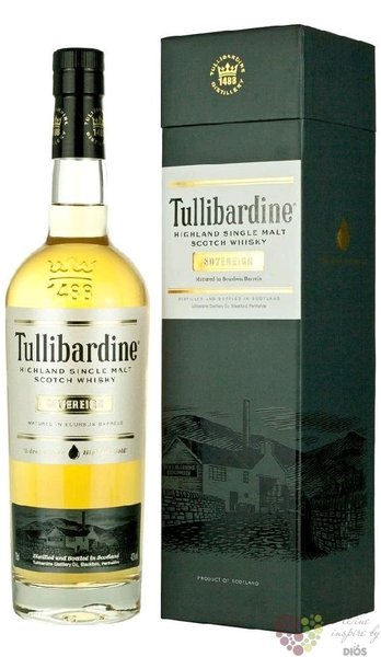 Tullibardine „ Sovereign bourbon cask ” single malt Highland whisky 43% vol.0.70 l