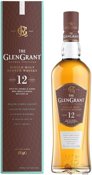 Glen Grant 12 years old single malt Speyside whisky 46% vol  1.00 l