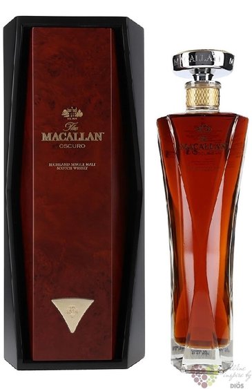 Macallan „ Oscuro ” Speyside whisky 46.5% vol.  0.70 l