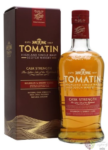 Tomatin „ Cask strength ” Speyside single malt whisky 57.5% vol. 0.70 l