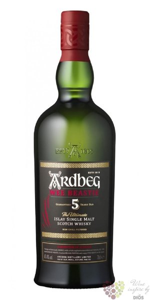 Ardbeg the Ultimate „ Wee Beastie “ aged 5 years Islay whisky 47.4% vol.  0.70 l