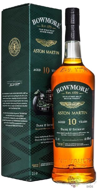 Bowmore  Aston Martin  aged 10 years single malt Islay whisky  40% vol.  1.00 l