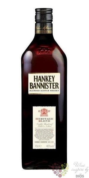Hankey Bannister „ Heritage blend ” blended Scotch whisky 40% vol.   0.70 l