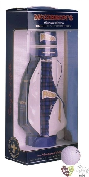 McGibbon´s „ Blue Golf Bag ” blended Scotch whisky Douglas Laing &amp; Co 43% vol.  0.70 l