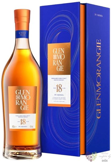 Glenmorangie  Extremely rare  aged 18 years Highland whisky 43% vol.  0.70 l