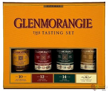 Glenmorangie  Pioneering collection  set single malt Highland whisky   4x0.10l